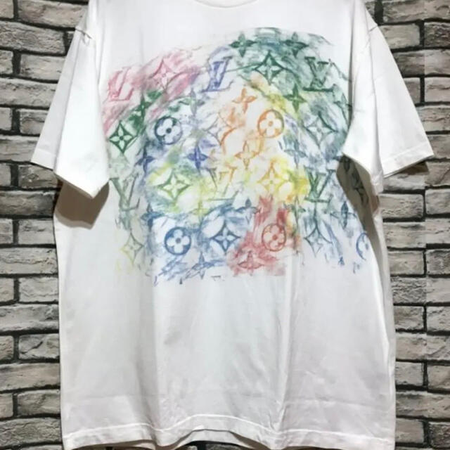 ルイヴィトン 21SS パステルモノグラムプリントTシャツメンズ