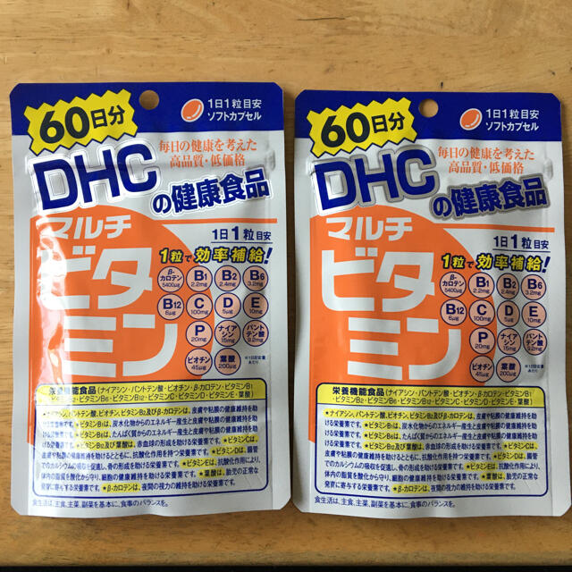 DHC(ディーエイチシー)のDHC マルチビタミン 60日分 2袋 食品/飲料/酒の健康食品(ビタミン)の商品写真