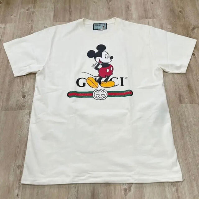 【メール便送料無料対応可】 Gucci - Disneyコラボ Tシャツ 【美品】GUCCI×ミッキー Tシャツ(半袖/袖なし)