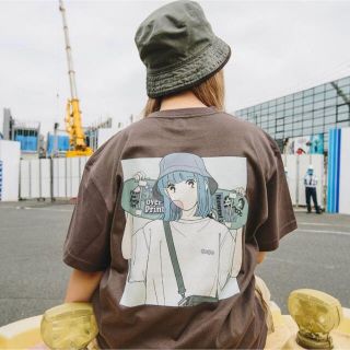 シュプリーム(Supreme)の9090×over Tシャツ ブラウン(Tシャツ/カットソー(半袖/袖なし))