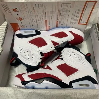 ナイキ(NIKE)のエアジョーダン6 カーマインNIKE AIRJORDAN 6 "CARMINE"(スニーカー)