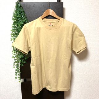 ユナイテッドアローズグリーンレーベルリラクシング(UNITED ARROWS green label relaxing)のTシャツ　半袖　ベージュ　Sサイズ(Tシャツ/カットソー(半袖/袖なし))