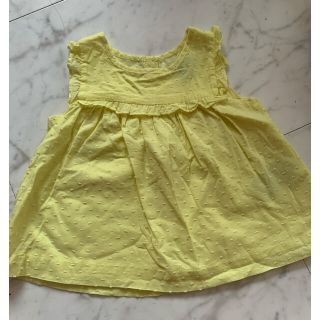 ベビーギャップ(babyGAP)のベビーギャップ 黄色トップス★美品(ブラウス)