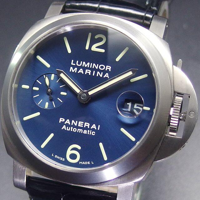 美品 21年OH済み J番 パネライ PAM00282 ルミノールマリーナ