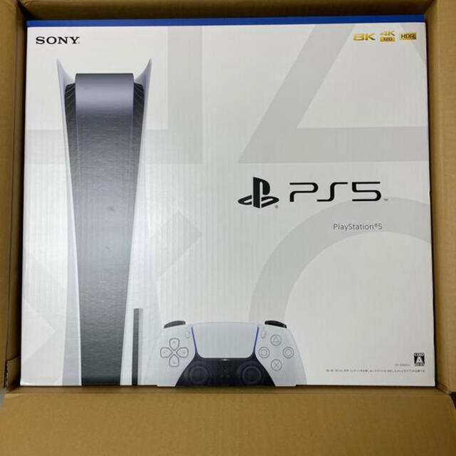 PlayStation(プレイステーション)のPlayStation5 本体 エンタメ/ホビーのゲームソフト/ゲーム機本体(家庭用ゲーム機本体)の商品写真