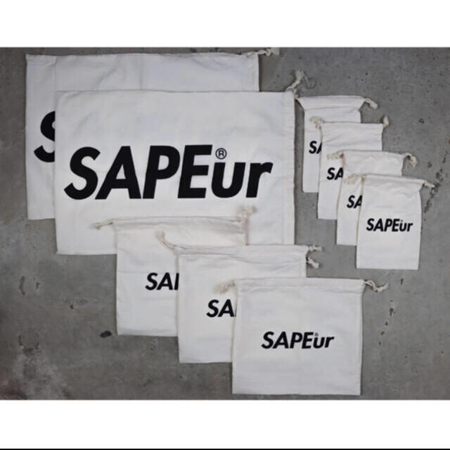 SAPEur LACE STOPPER + KINCHAKU Msize SET メンズのファッション小物(その他)の商品写真