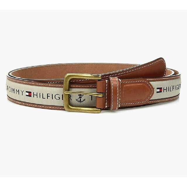 TOMMY HILFIGER(トミーヒルフィガー)の【新品】トミーヒルフィガー Tommy Hilfiger メンズ レザー ベルト メンズのファッション小物(ベルト)の商品写真