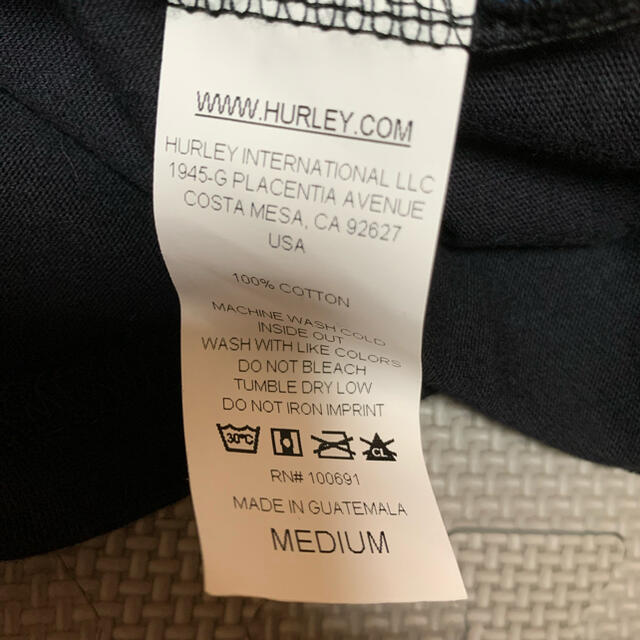 Hurley(ハーレー)のハーレー　Tシャツ US M デッドストック　新品未使用　タグ付き　Hurley メンズのトップス(Tシャツ/カットソー(半袖/袖なし))の商品写真