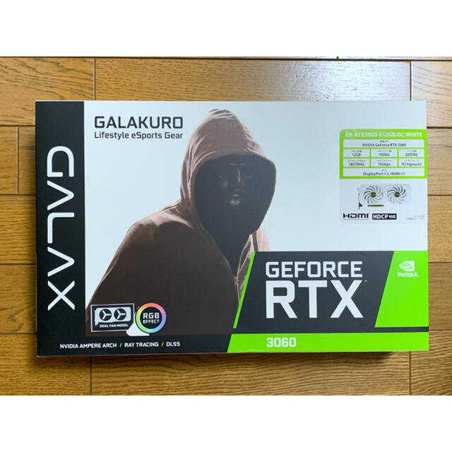 GALAKURO GK-RTX3060-E12GB/OC/WHITE