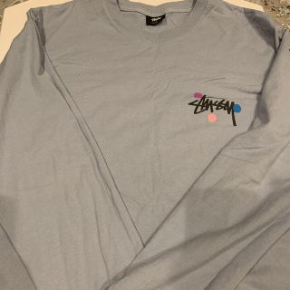 ステューシー(STUSSY)のSTUSSY ロンT 水色(Tシャツ(長袖/七分))