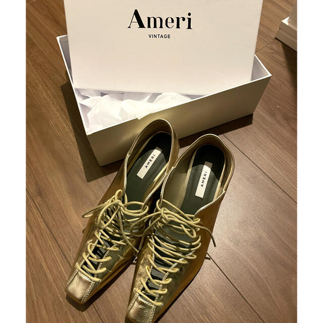 Ameri VINTAGE(アメリヴィンテージ)の送料無料『ameri』LACE UP BABOOCHE レディースの靴/シューズ(サンダル)の商品写真