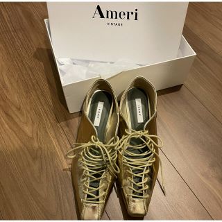 アメリヴィンテージ(Ameri VINTAGE)の送料無料『ameri』LACE UP BABOOCHE(サンダル)