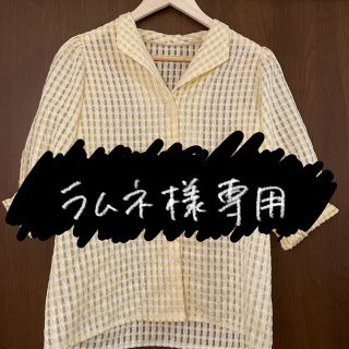 【ラムネ様専用】シースルー ブラウス(シャツ/ブラウス(半袖/袖なし))