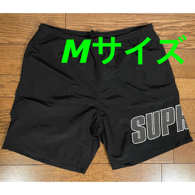 supreme logo appliqué water shorts