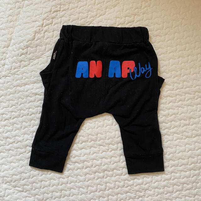 ANAP Kids(アナップキッズ)の【ANAPway】アナップ　ブラック　サルエルパンツ 80サイズ キッズ/ベビー/マタニティのベビー服(~85cm)(パンツ)の商品写真