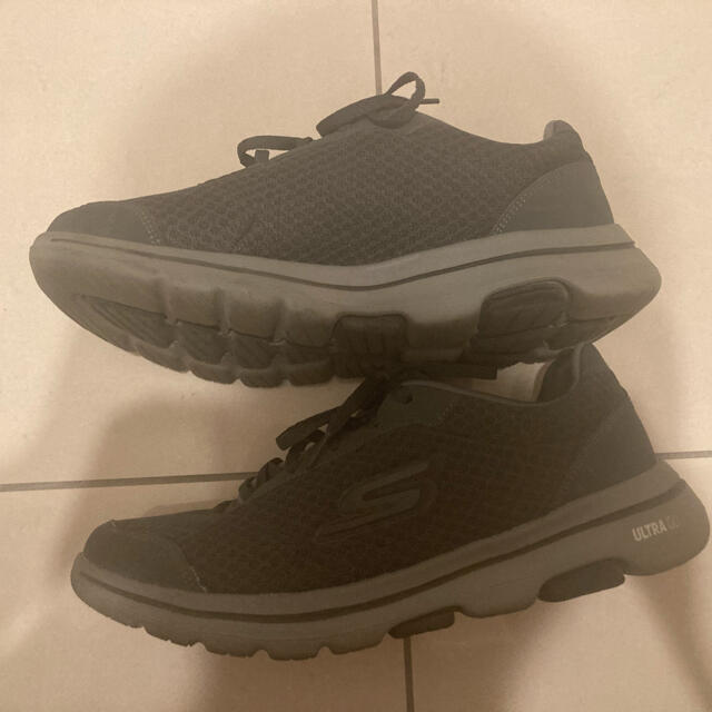 SKECHERS(スケッチャーズ)の<魔法使いサリー様専用>メンズスニーカー　グレー　26.5cm メンズの靴/シューズ(スニーカー)の商品写真