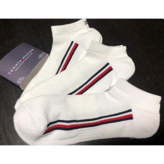 トミーヒルフィガー(TOMMY HILFIGER)の【新品】トミー ヒルフィガー  靴下 ソックス 25～29cm 3足セット(ソックス)