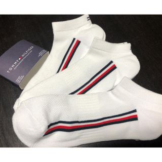 トミーヒルフィガー(TOMMY HILFIGER)の【新品】トミー ヒルフィガー  靴下 ソックス 25～29cm 3足セット(ソックス)