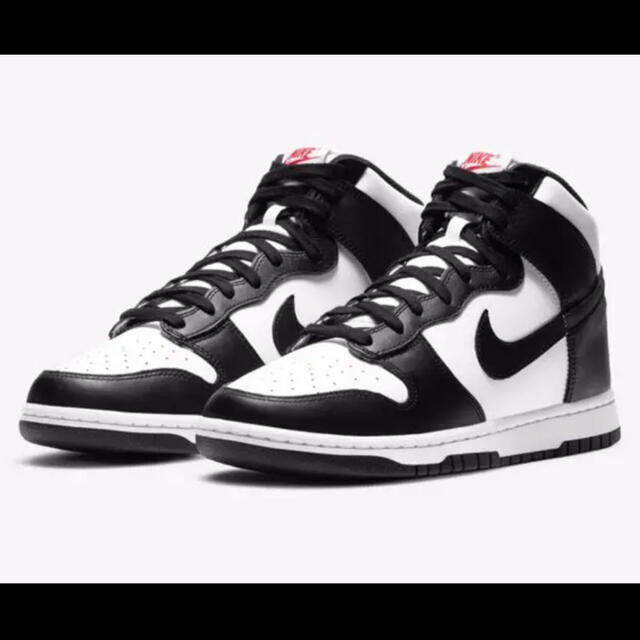 NIKE DUNK ダンク black and white high26.5cm