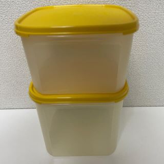 【専用ページ】容器（イエロー）2点セット（3セット） 送料無料(容器)