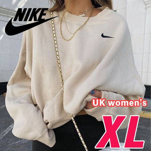 超希少◆NIKE オーバーサイズスウェット オートミールUK XL | フリマアプリ ラクマ