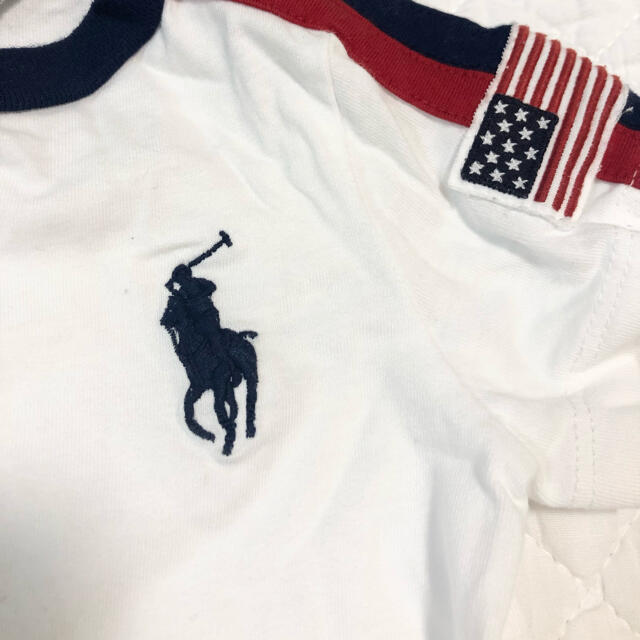 Ralph Lauren(ラルフローレン)の【美品】Ralph Lauren ビッグポニーカバーオール（60cm〜） キッズ/ベビー/マタニティのベビー服(~85cm)(カバーオール)の商品写真