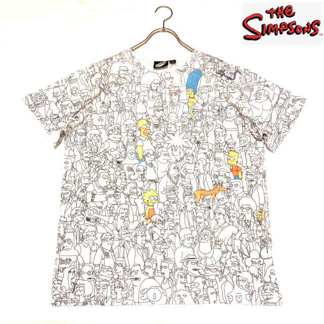 SIMPSON(シンプソン)の【激レア】ザシンプソンズ Tシャツ 総柄　タグ付き メンズのトップス(Tシャツ/カットソー(半袖/袖なし))の商品写真