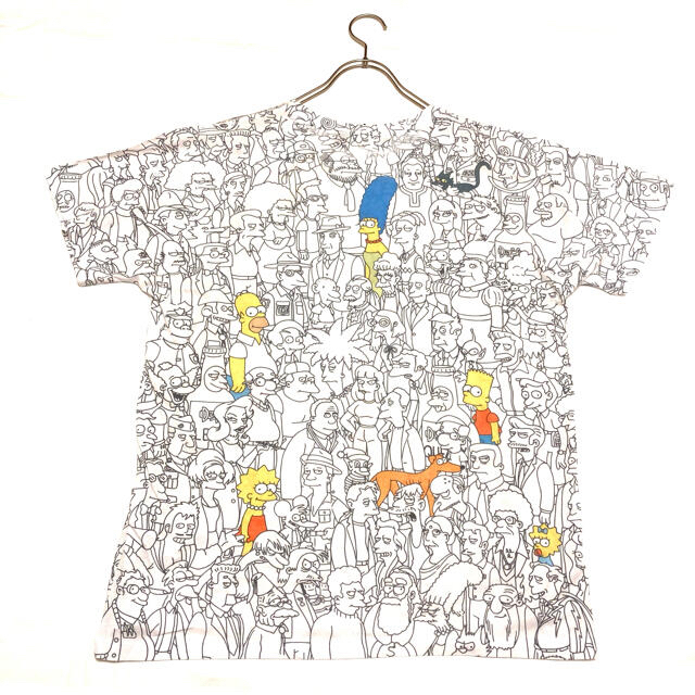 SIMPSON(シンプソン)の【激レア】ザシンプソンズ Tシャツ 総柄　タグ付き メンズのトップス(Tシャツ/カットソー(半袖/袖なし))の商品写真