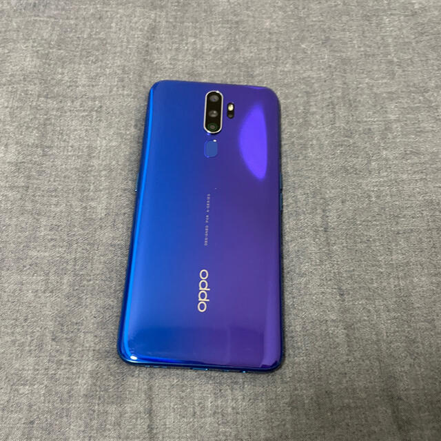 OPPO(オッポ)のOPPO A5 2020 blue スマホ/家電/カメラのスマートフォン/携帯電話(スマートフォン本体)の商品写真