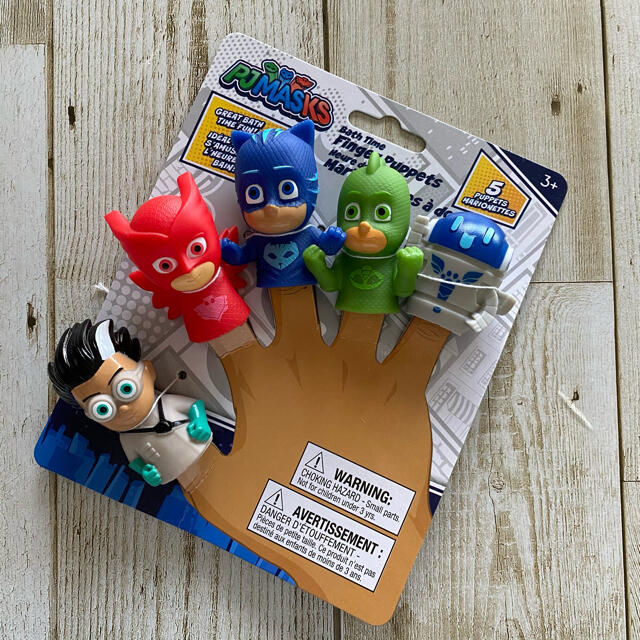 新品 パジャマスク PJ Masks 指人形 5本セット エンタメ/ホビーのおもちゃ/ぬいぐるみ(キャラクターグッズ)の商品写真