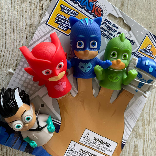 新品 パジャマスク PJ Masks 指人形 5本セット エンタメ/ホビーのおもちゃ/ぬいぐるみ(キャラクターグッズ)の商品写真