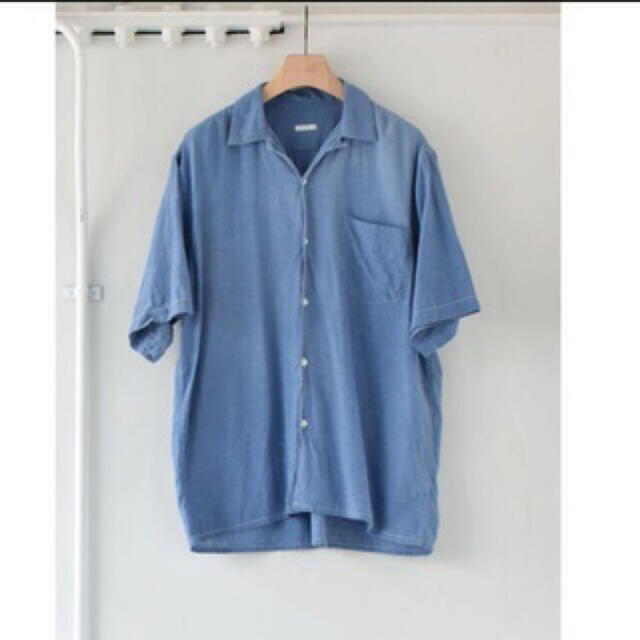 21ss COMOLI シャツ サックス 3 | kensysgas.com