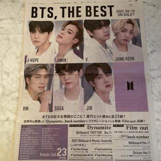 ボウダンショウネンダン(防弾少年団(BTS))のBTS 読売新聞 2021年6月16日(印刷物)