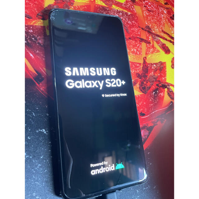 Galaxy(ギャラクシー)のGalaxy S20+ 4G Dual SIM  画面割れ有 スマホ/家電/カメラのスマートフォン/携帯電話(スマートフォン本体)の商品写真