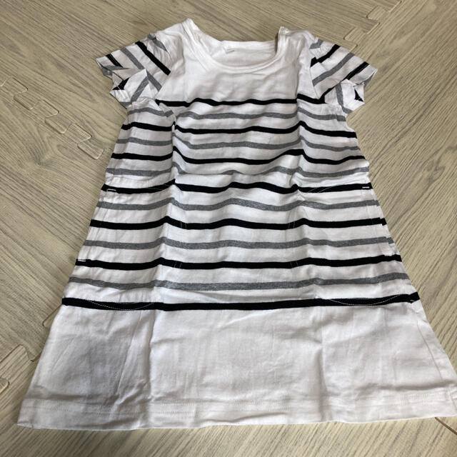 MUJI (無印良品)(ムジルシリョウヒン)のワンピース キッズ/ベビー/マタニティのキッズ服女の子用(90cm~)(ワンピース)の商品写真