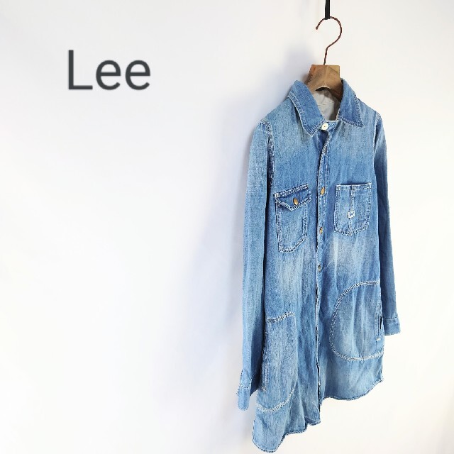 Lee(リー)のLee デニムシャツワンピース レディースのワンピース(ロングワンピース/マキシワンピース)の商品写真