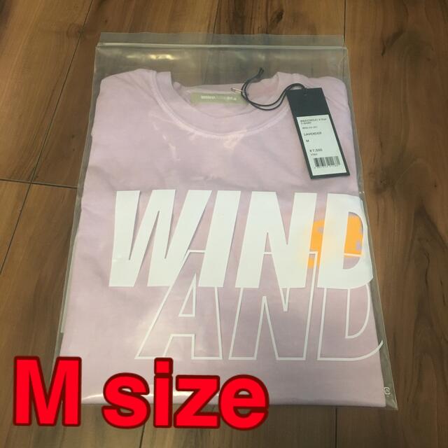 【新品未開封品】W&S S-Dye T shirt ラベンダー　Mサイズ