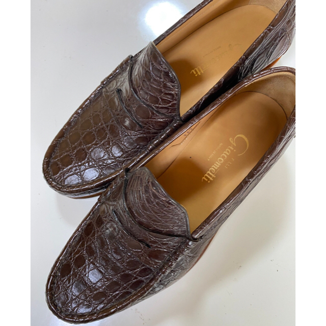 Giacometti(ジャコメッティ)のダスティー様専用　二足セットジャコメッティ　クロコダイル　ローファー40.5 メンズの靴/シューズ(ドレス/ビジネス)の商品写真