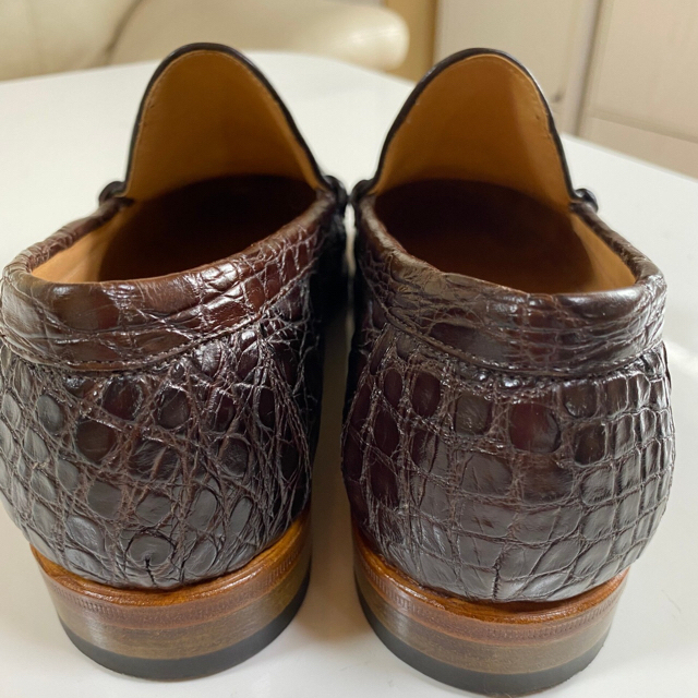 Giacometti(ジャコメッティ)のダスティー様専用　二足セットジャコメッティ　クロコダイル　ローファー40.5 メンズの靴/シューズ(ドレス/ビジネス)の商品写真