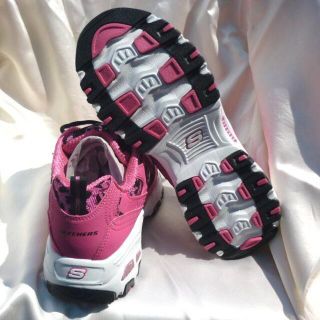 スケッチャーズ(SKECHERS)のマミリア様専用63825cm★Sピンクｘブラック スニーカー(スニーカー)