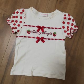 シャーリーテンプル(Shirley Temple)のシャーリーテンプル　いちご🍓リボンカットソー(Tシャツ/カットソー)