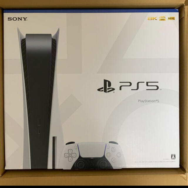SONY(ソニー)の新品未開封　プレステ5通常版　PlayStation5 ディスク版 エンタメ/ホビーのゲームソフト/ゲーム機本体(家庭用ゲーム機本体)の商品写真
