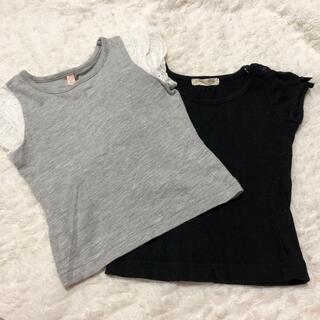 Tシャツ　２枚♡ グレー　ブラック(Ｔシャツ)