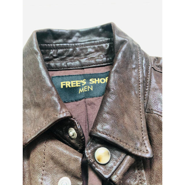 FREE'S SHOP(フリーズショップ)の【FREE'S SHOP】本革　ジャケット　革ジャン メンズのジャケット/アウター(レザージャケット)の商品写真