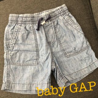 ベビーギャップ(babyGAP)のbaby GAP デニム ハーフ パンツ 100(パンツ/スパッツ)