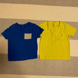 プチバトー(PETIT BATEAU)のプチバトー　18m81cm 2枚セット　半袖(Ｔシャツ)