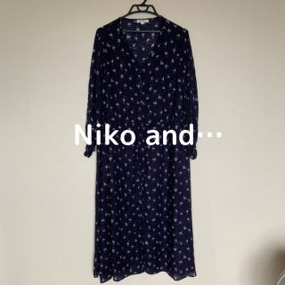 ニコアンド(niko and...)の期間限定値下げ中！花柄ワンピース(ロングワンピース/マキシワンピース)