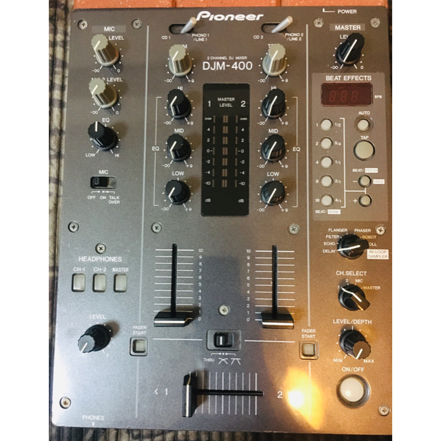 2022新発 Pioneer DJM-400 動作確認済み メンテ品 DJミキサー 【動作