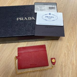 プラダ(PRADA)のお値下げ　プラダ　パスケース　新品未使用(名刺入れ/定期入れ)