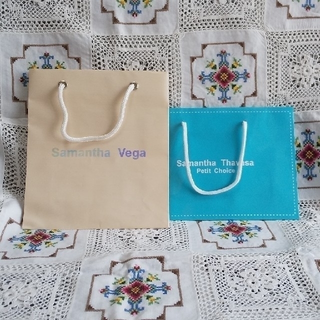 Samantha Thavasa(サマンサタバサ)のサマンサタバサ ショップ袋2枚 レディースのバッグ(ショップ袋)の商品写真